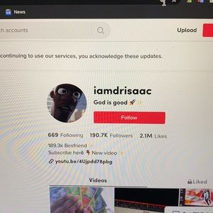 Selling Tiktok account